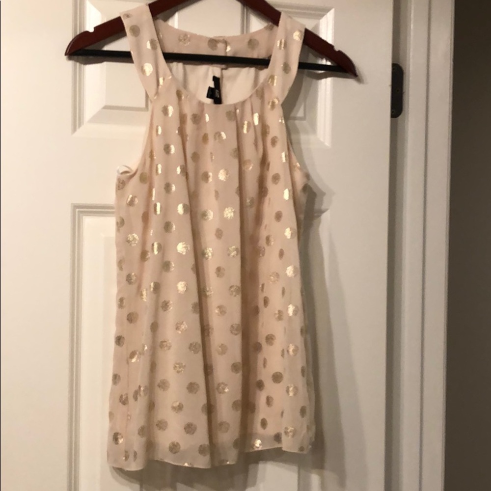 Foley gold shimmer tank S